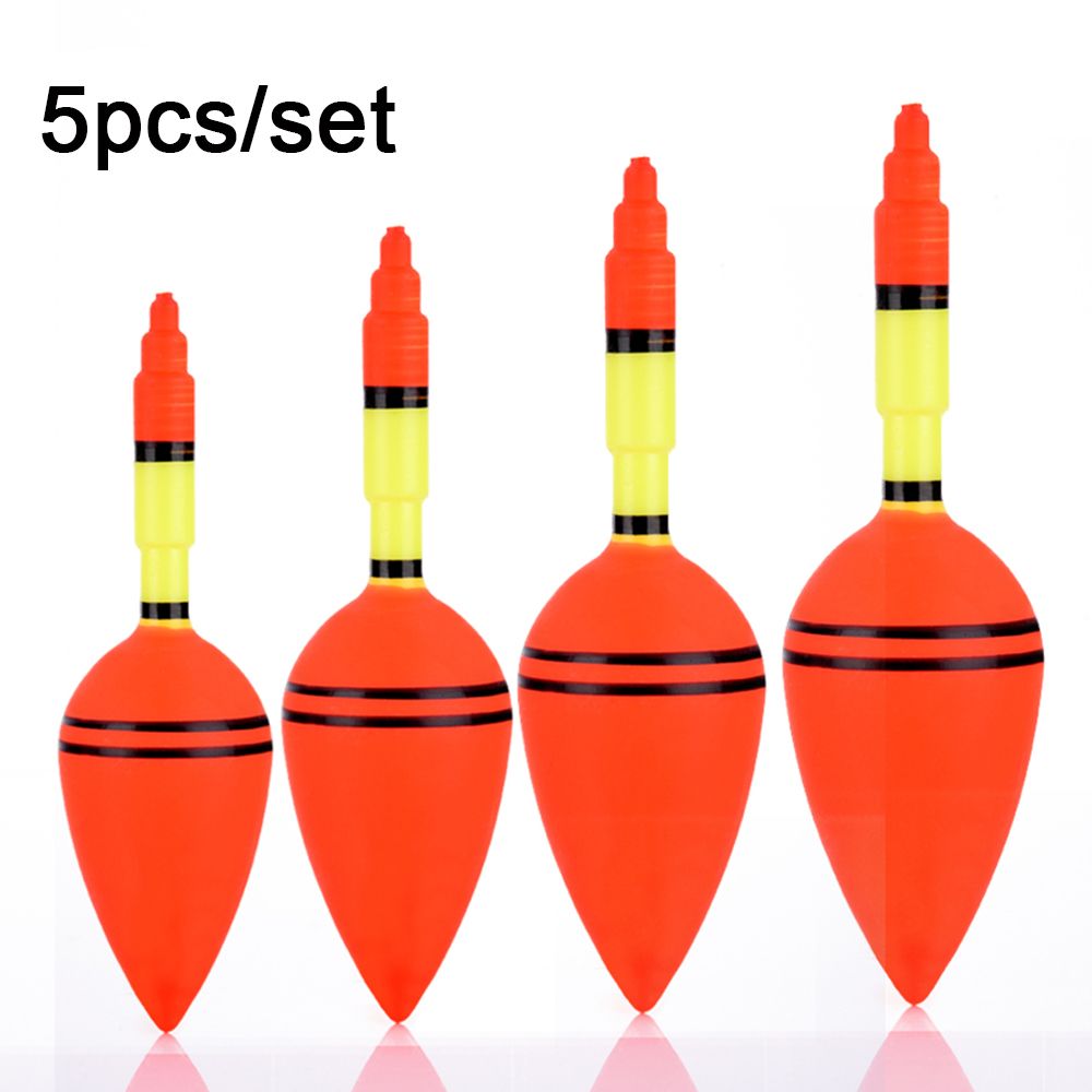 Fishing Lure Topwater - 5 pçs/set plástico flutuador de pesca
