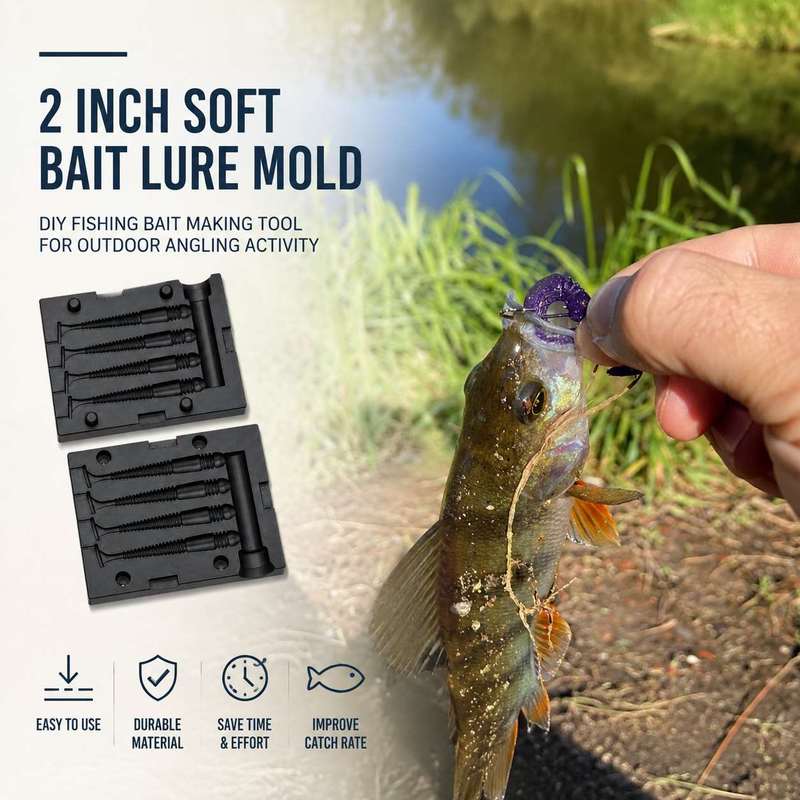 Fishing Lure Making Kit - Molde para Iscas Macias de 2