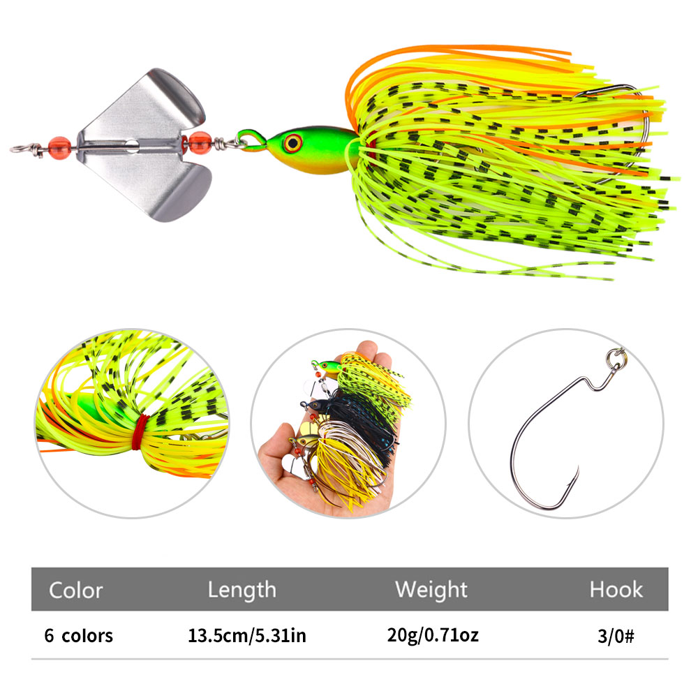 1 unidade de isca de pesca de  - Fishing Lure Buzzbait avaliação e preço