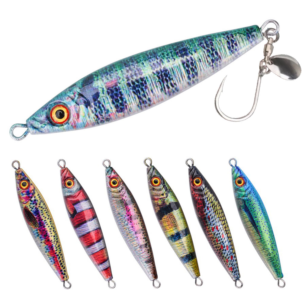 Isca de Metal com Lâmina Girat - Fishing Lure Blade Bait avaliação e preço