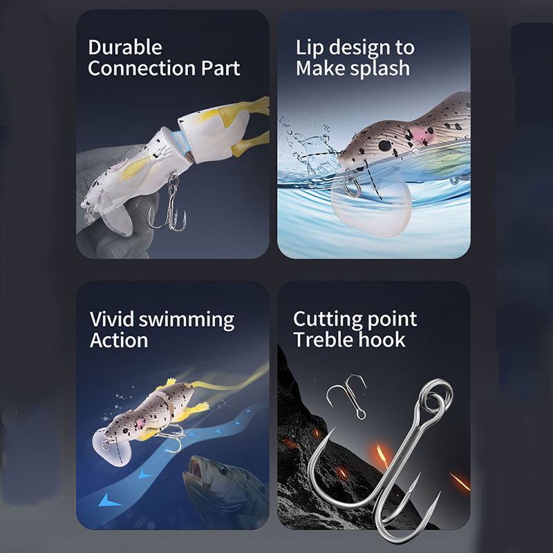 Weihhe 1 peça g 8cm 5 cores is - Fishing Lure Topwater avaliação e preço