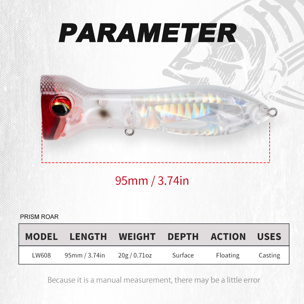 Isca de Pesca Flutuante de Sup - Fishing Lure Popper avaliação e preço