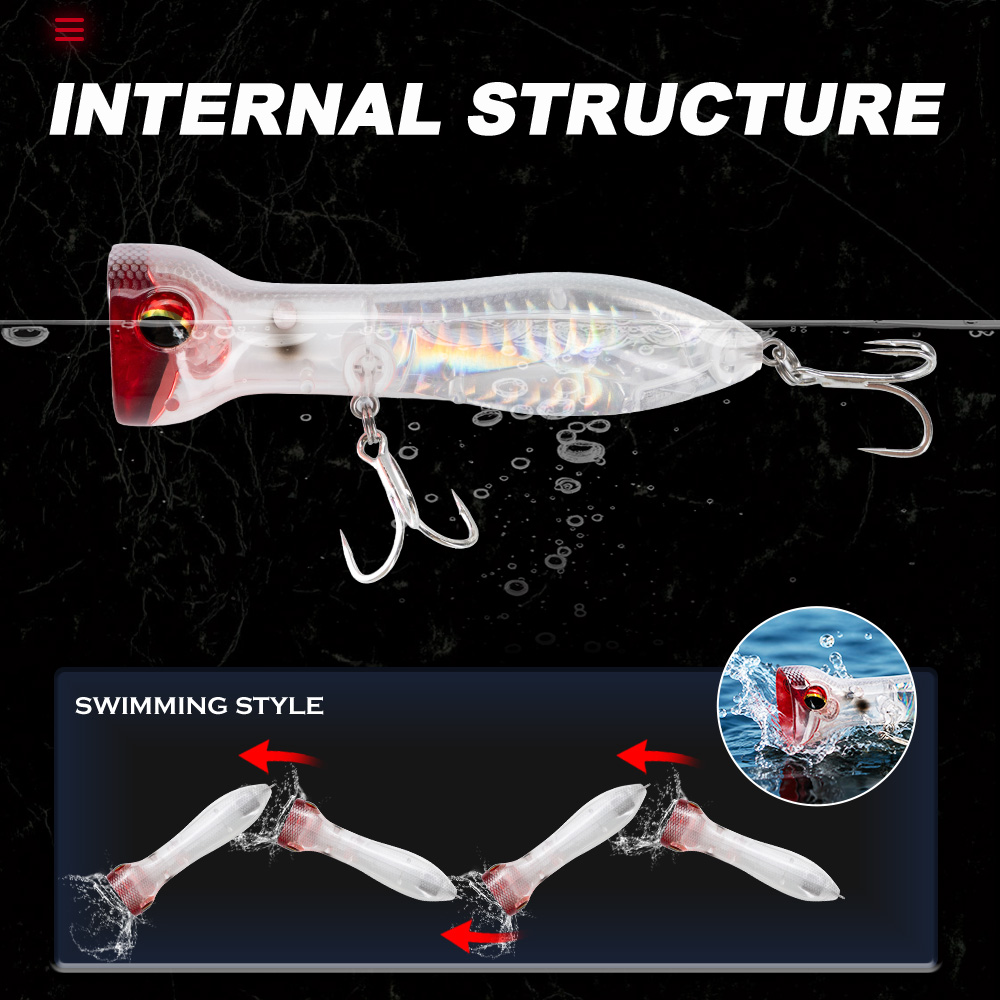 Isca de Pesca Flutuante de Sup - Fishing Lure Popper avaliação e preço